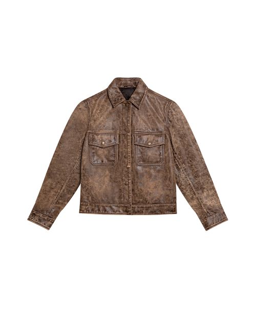 Chaqueta de Cuero para Mujer