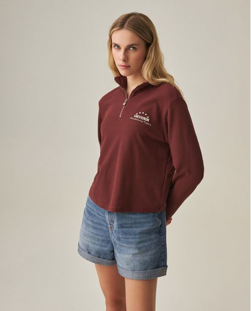 Polo Manga Larga para Mujer