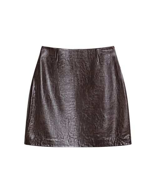 Falda en Cuero para Mujer