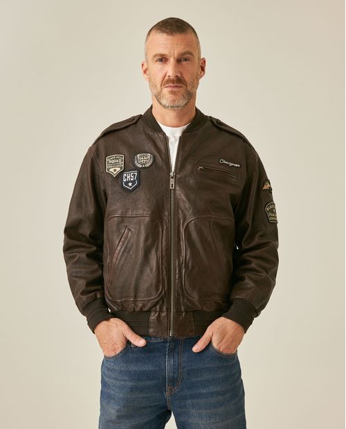 Chaqueta de Cuero para Hombre