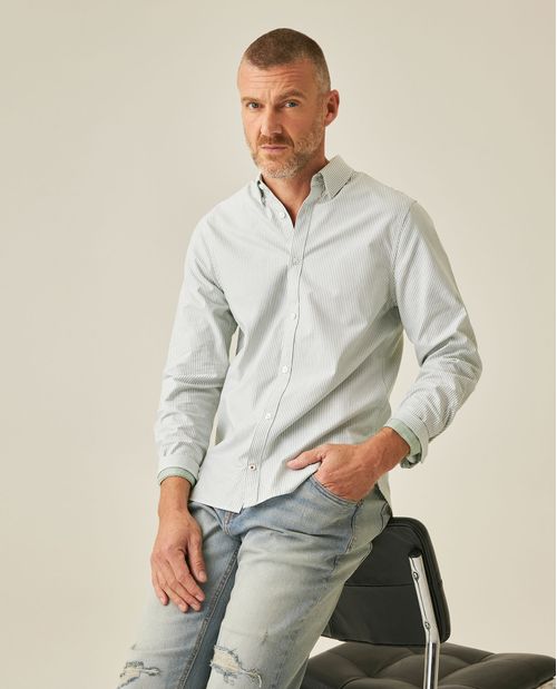 Camisa de Algodón para Hombre