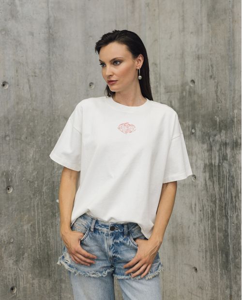 Camiseta Gráfica Oversize para Mujer - Colombiamoda