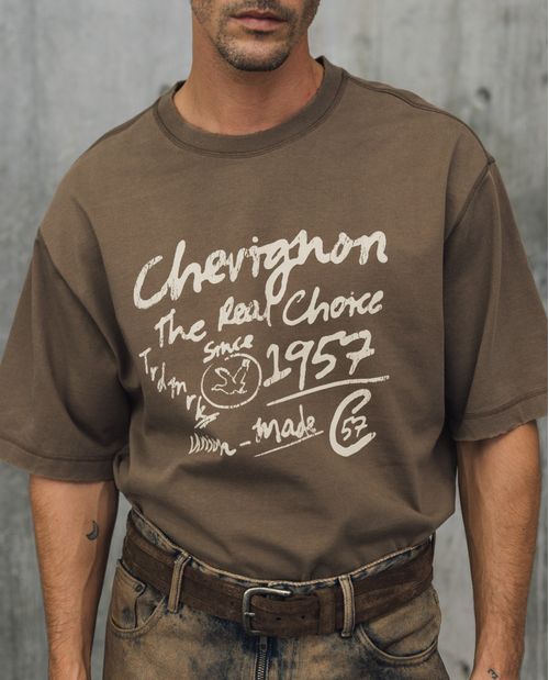 Camiseta Oversize con Estampado para Hombre - Colombiamoda