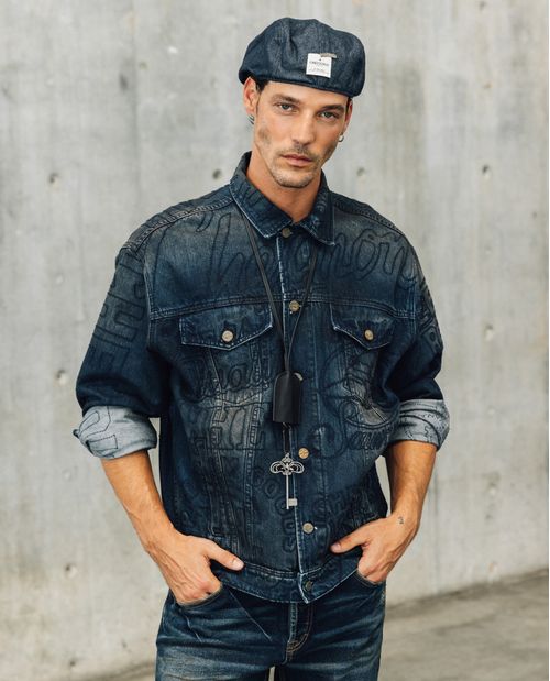 Chaqueta Trucker Bordada para Hombre - Colombiamoda