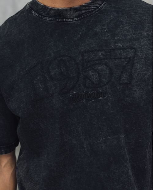 Camiseta Gráfica con Efecto Lavado para Hombre - Colombiamoda
