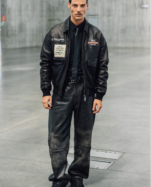 Pantalón de Cuero para Hombre