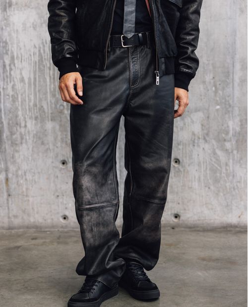 Pantalón de Cuero para Hombre