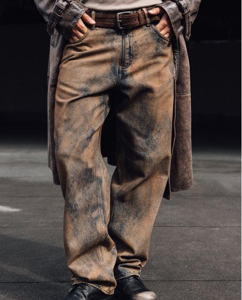 Jean Relaxed Fit con Efecto Lavado para Hombre - Colombiamoda