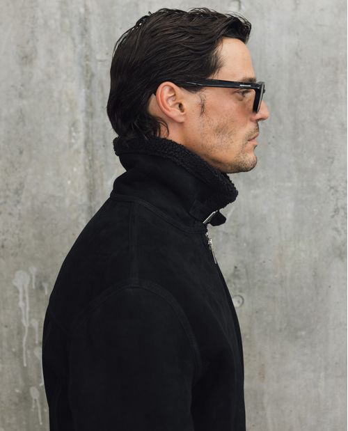 Chaqueta Aviadora Suede Bonded para Hombre - Colombiamoda