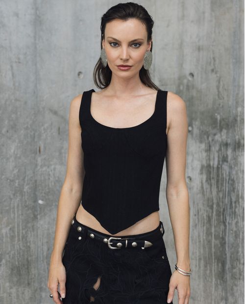Crop Top Corset para Mujer - Colombiamoda