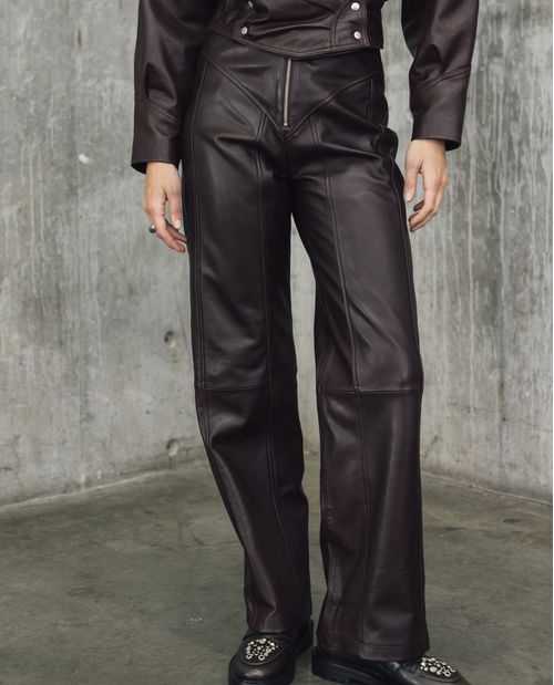 Pantalón en Cuero para Mujer - Colombiamoda