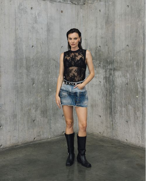 Tank Top de Encaje para Mujer - Colombiamoda