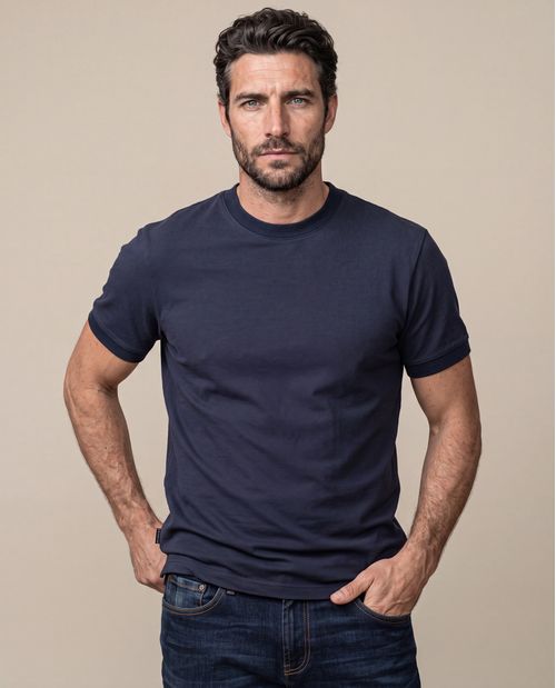 Camiseta Manga Corta Algodón Masculina