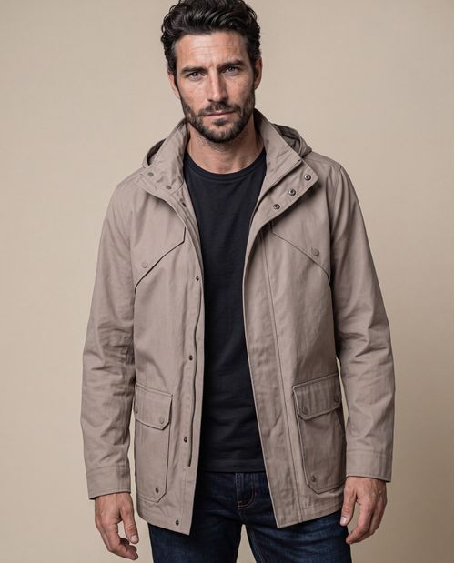 Parka de Hombre con Capucha
