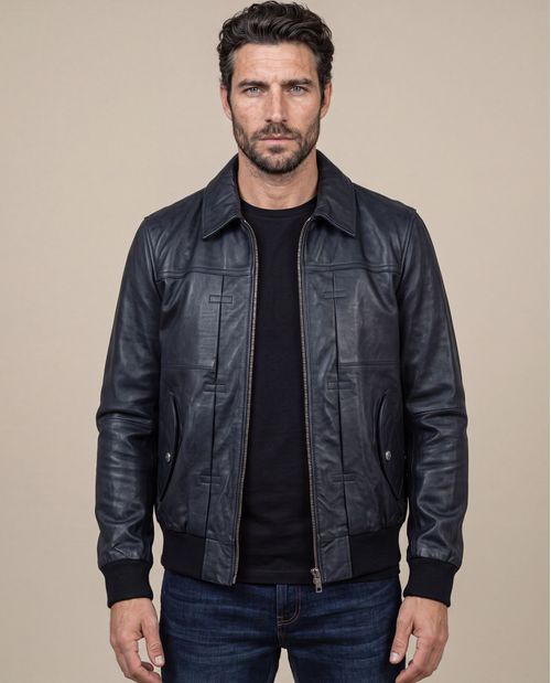 Chaqueta de Cuero para Hombre