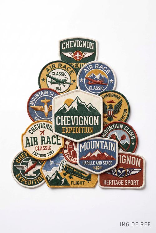Parche Alphabet Two-tone