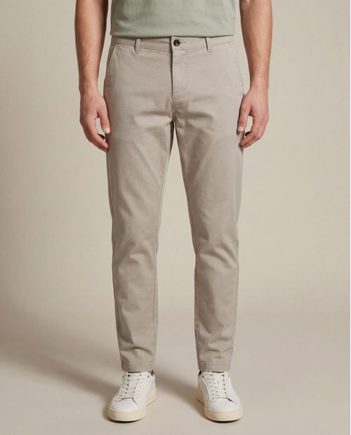 Pantalón Chino Tiro Medio Para Hombre