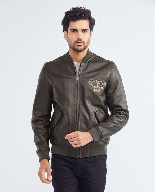 Chaqueta de Cuero para Hombre