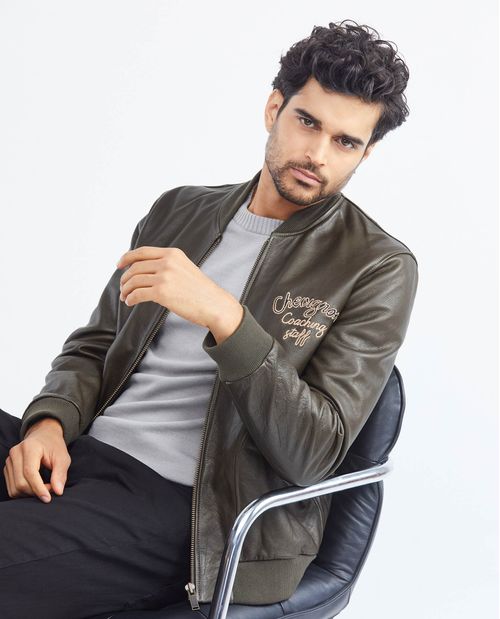 Chaqueta de Cuero para Hombre