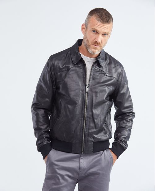 Chaqueta en Cuero