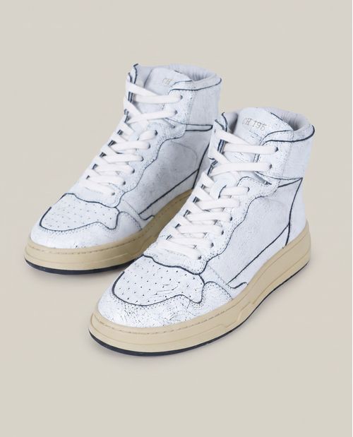 Tenis Retro de Cuero para Hombre