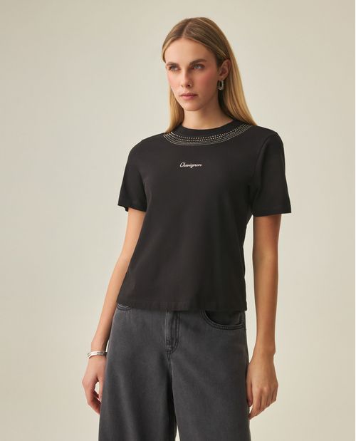Camiseta con Apliques para Mujer