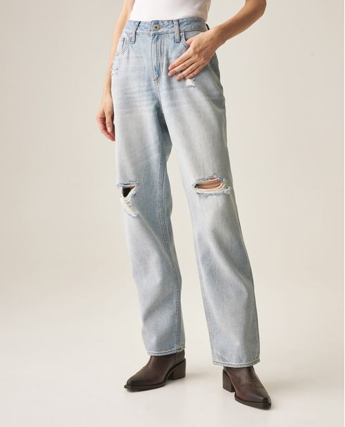 Jean Straight Fit para Mujer