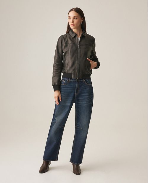 Jean Barrel Fit para Mujer