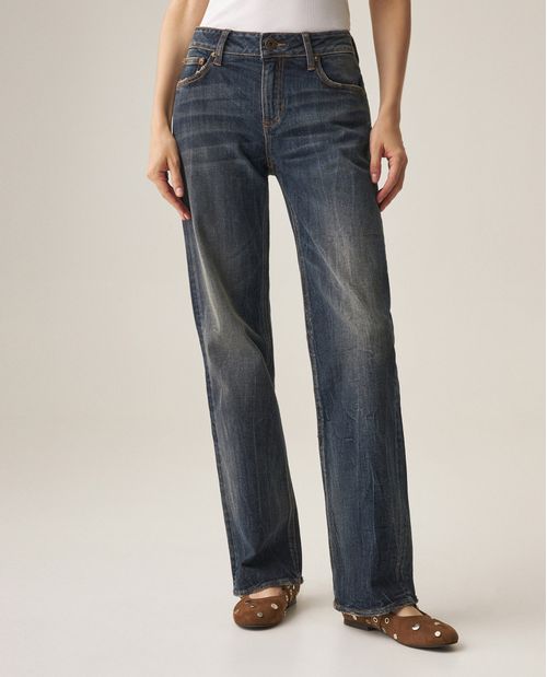 Jean Straight Fit para Mujer