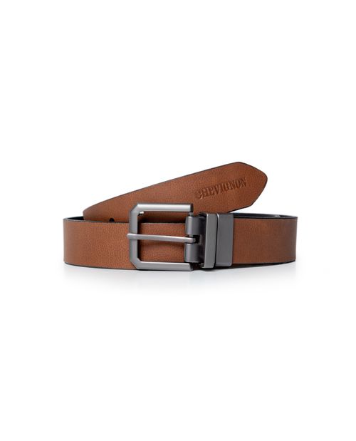 Correa de Cuero Doble Faz para Hombre