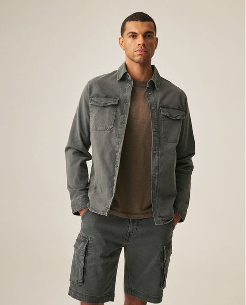 Camisa Denim Relaxed Fit para Hombre