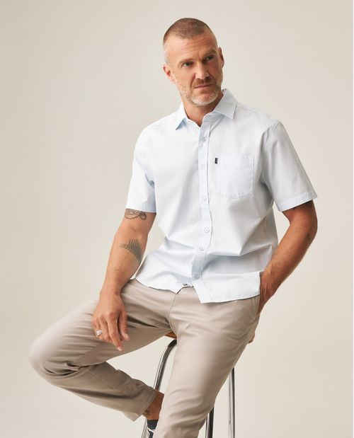 Camisa Manga Corta Slim para Hombre