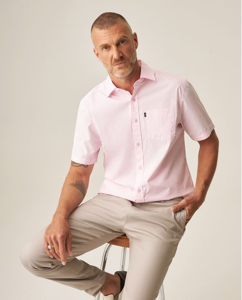 Camisa Manga Corta Slim para Hombre