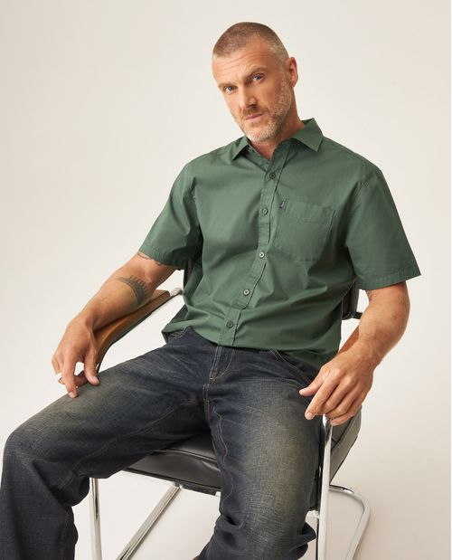 Camisa Manga Corta Slim para Hombre