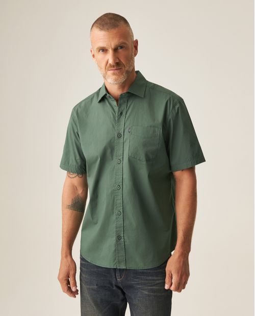 Camisa Manga Corta Slim para Hombre