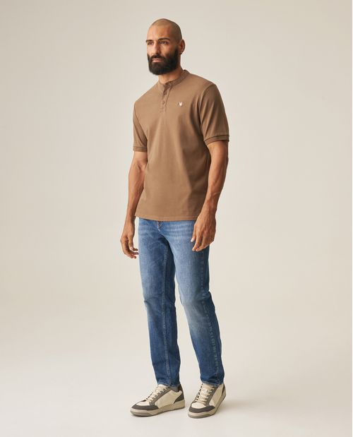 Polo Cuello Mao para Hombre