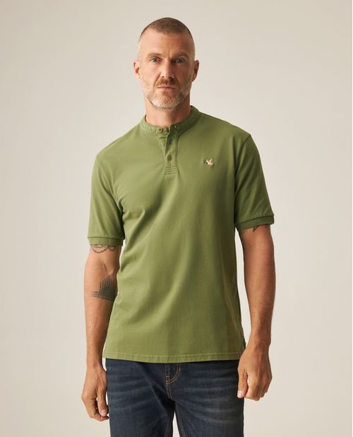 Polo Cuello Mao para Hombre