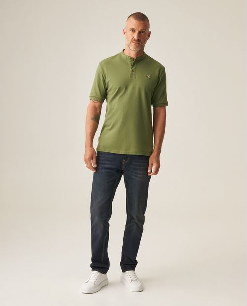 Polo Cuello Mao para Hombre