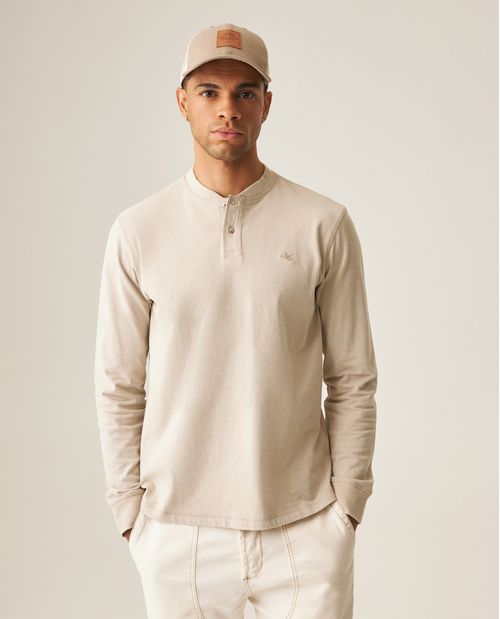 Camiseta Manga Larga Slim para Hombre
