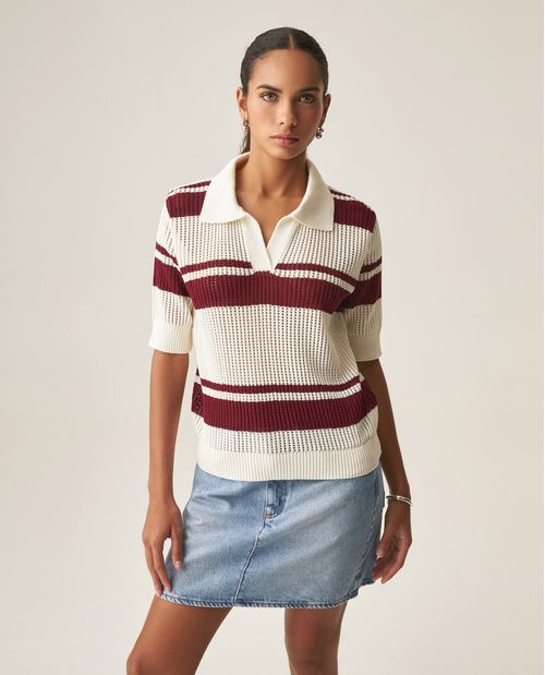 Polo Tejida Regular para Mujer