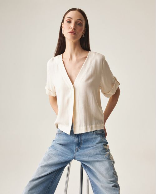 Camisa Manga Corta para Mujer
