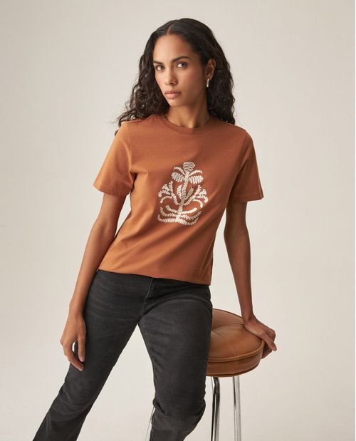 Camiseta de Algodón para Mujer