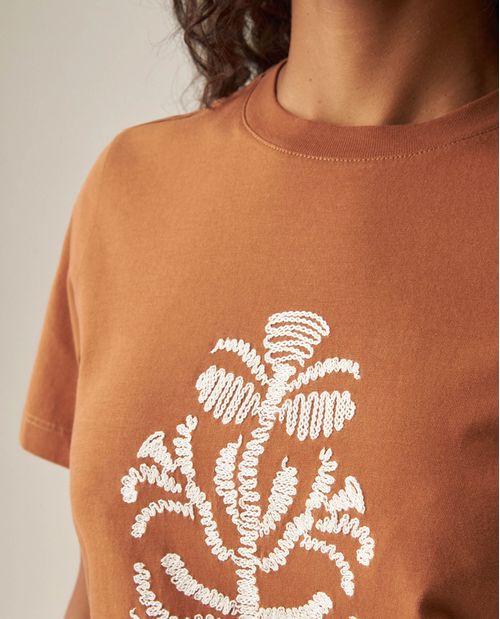 Camiseta de Algodón para Mujer