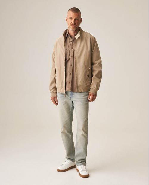 Chaqueta Trench de Algodón para Hombre