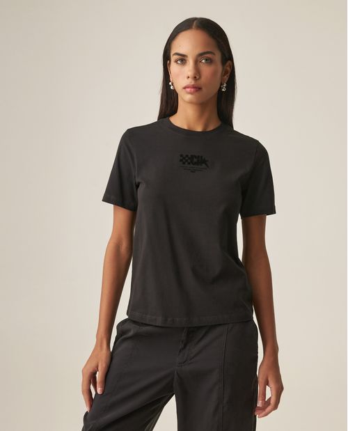 Camiseta Gráfica Slim para Mujer