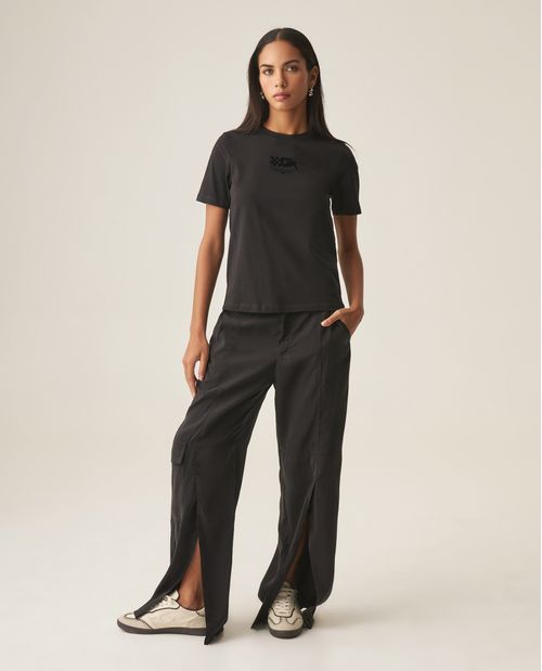 Pantalón Cargo Wide Leg para Mujer