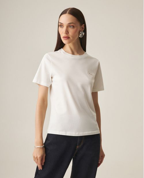 Camiseta Gráfica Slim para Mujer