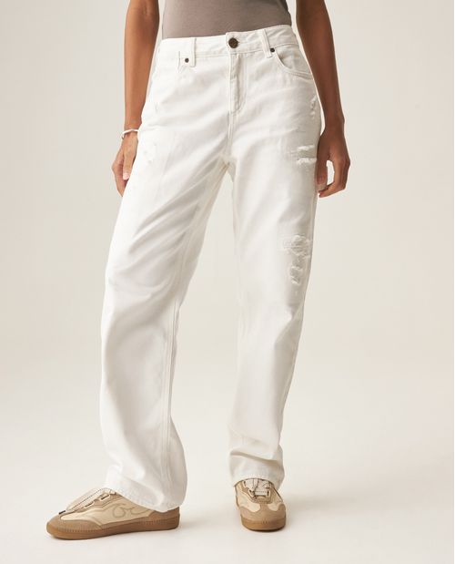 Jean Heritage Straight Fit para Mujer