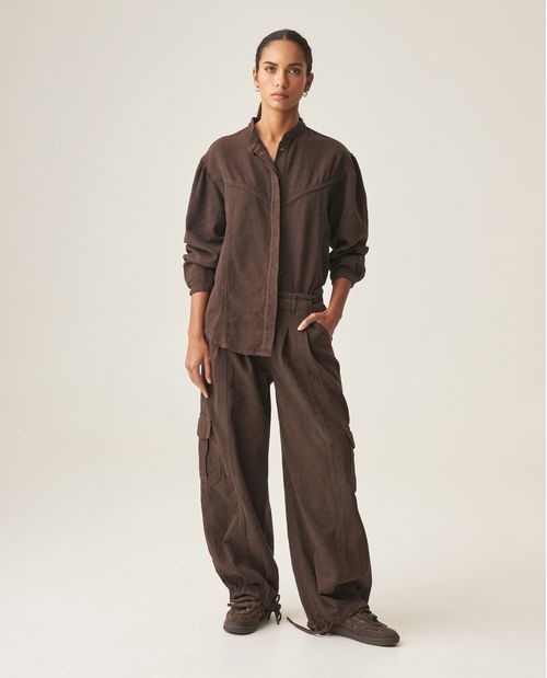 Jean Baggy Cargo para Mujer
