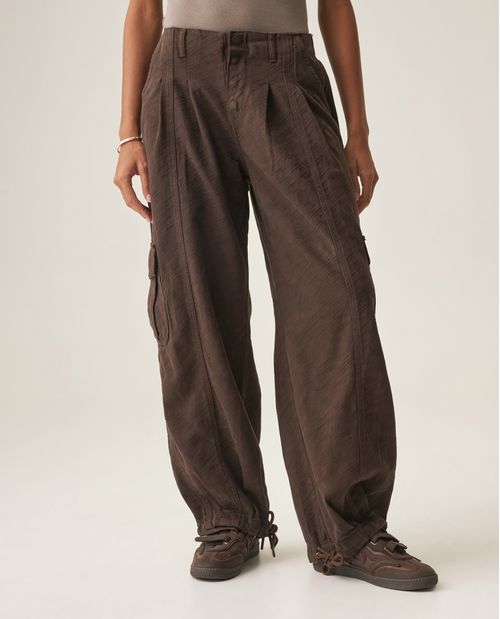 Jean Baggy Cargo para Mujer